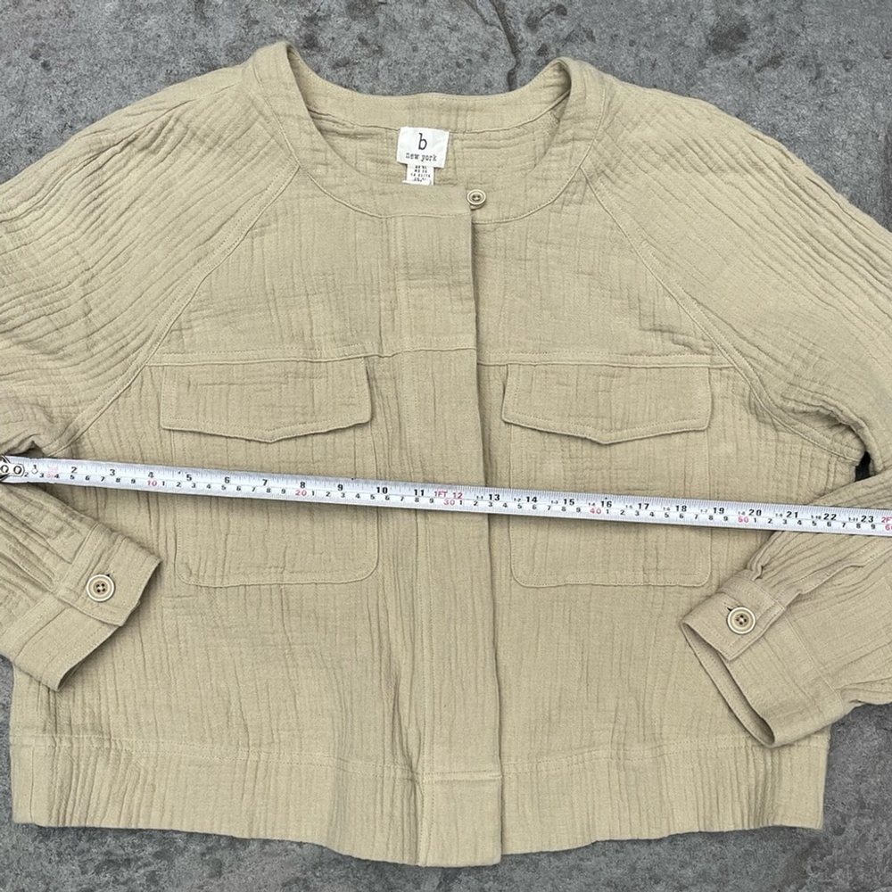 b new york Light Tan Utility Jacket - Picture 3 of 8